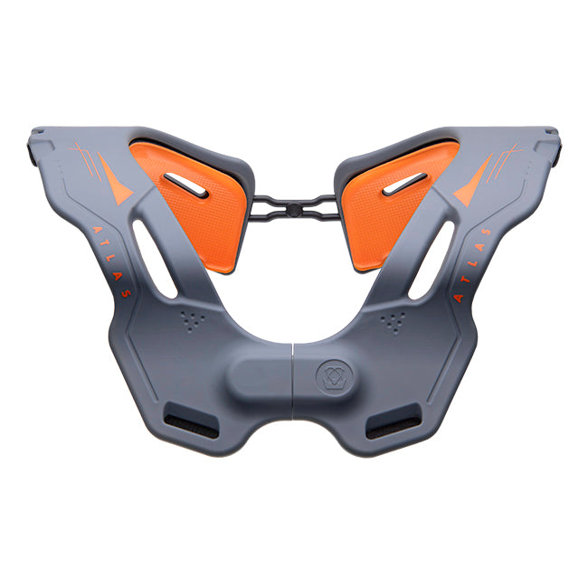 Front - ATLAS VISION ANTI-COMPRESSION COLLAR  Grey Orange