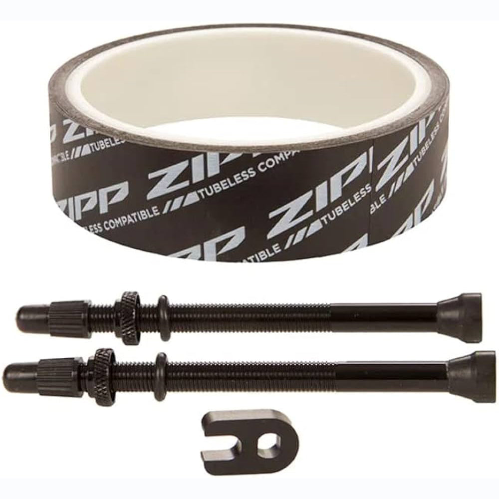 Zipp Tubeless Valve / Tape Kit 26mm 2 Rims - Fits 808 Tubeless Rims Only
