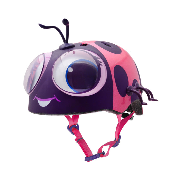 Raskullz Googly Eyes Lady Bug - Toddler Helmet