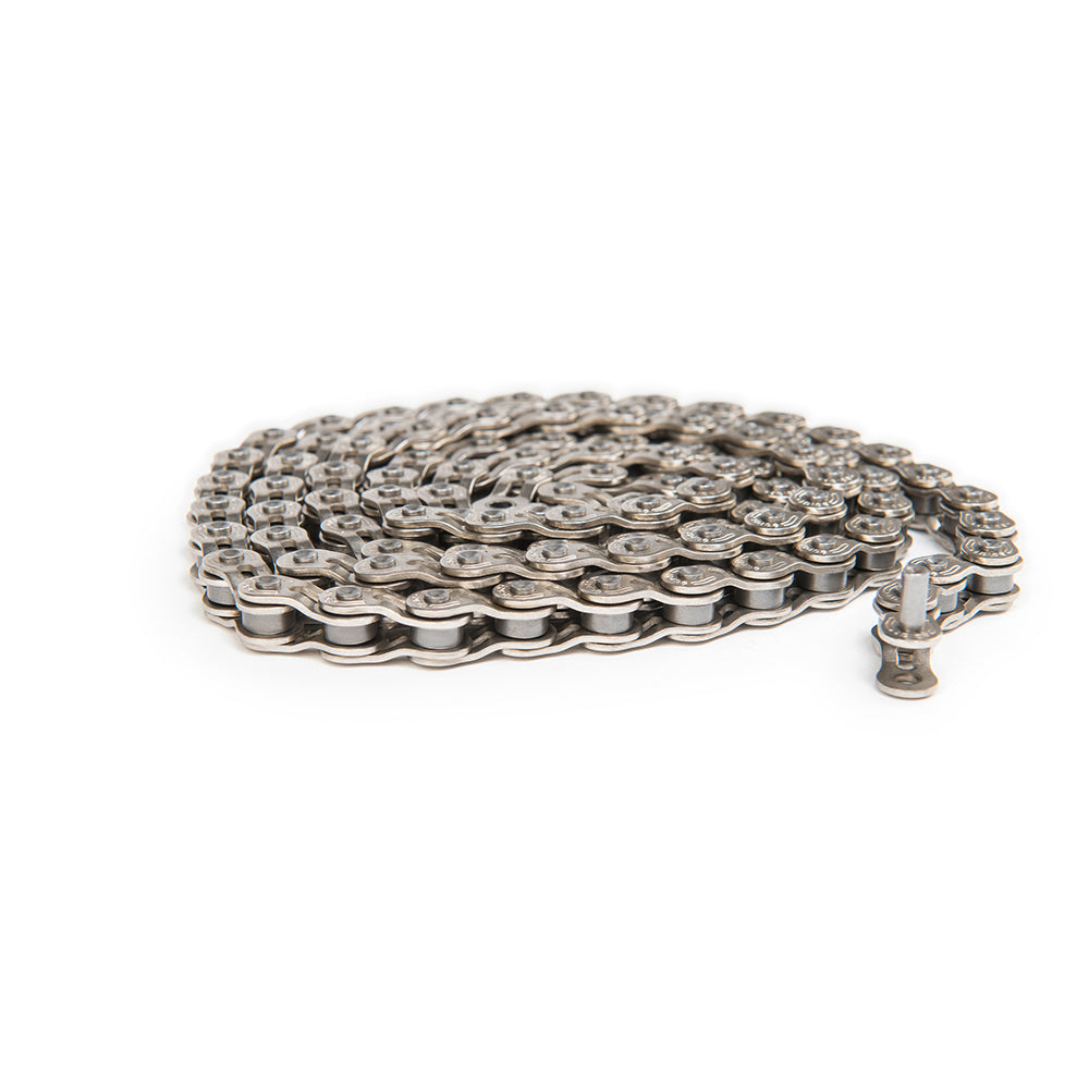 eclat Stroke Half link Chain Silver