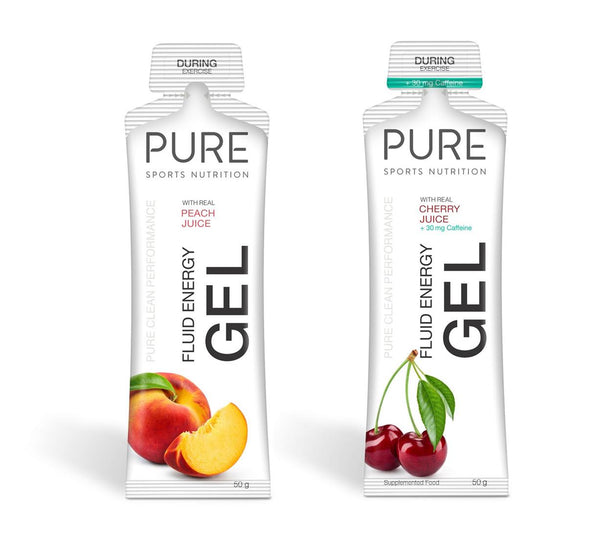Pure - 50g Fluid Energy Gels - NEW FLAVOURS