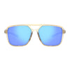 Tifosi Salto Sunglasses Golden Ray with Sky Blue Mirror Lens
