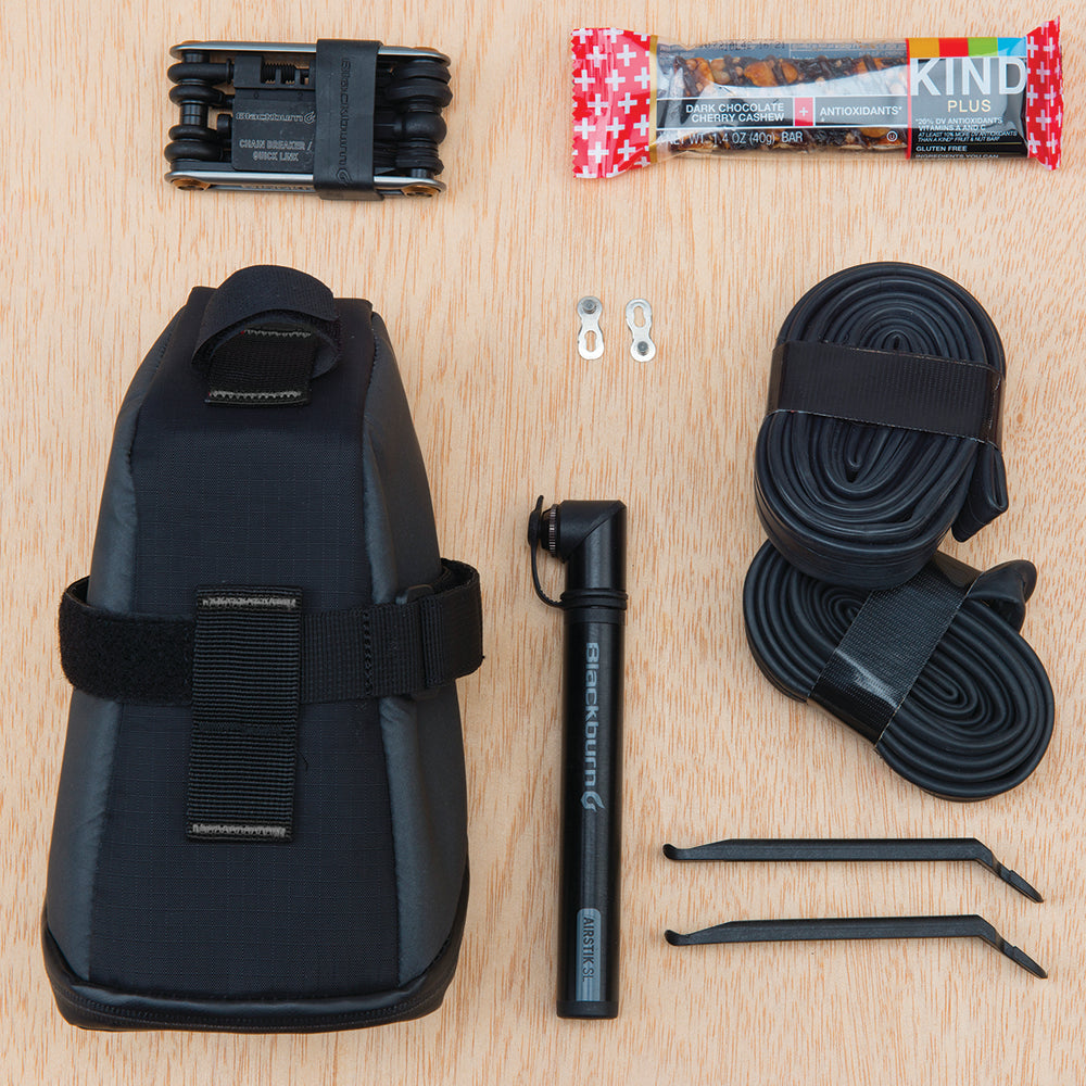 Blackburn Grid Medium Seat Bag Contents