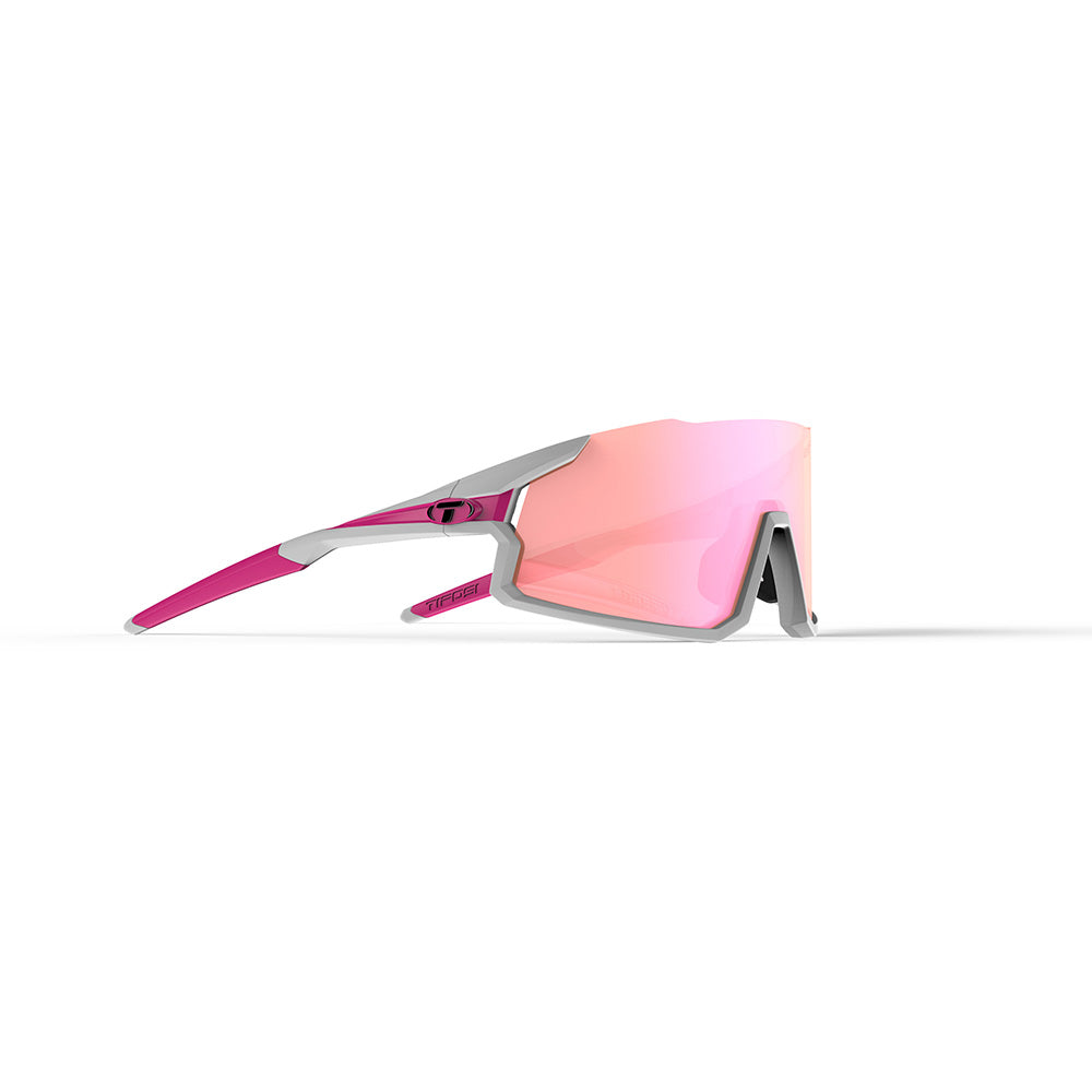 Tifosi Stash Sunglasses Race Pink with Clarion Pink, AC Red and Clear Lens
