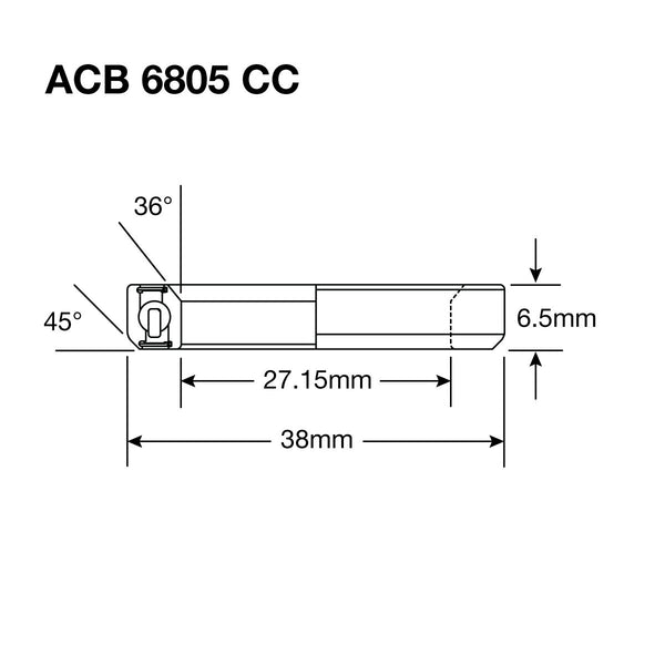 Enduro Headset Bearing 1" Stainless ACB 6805 SS 27