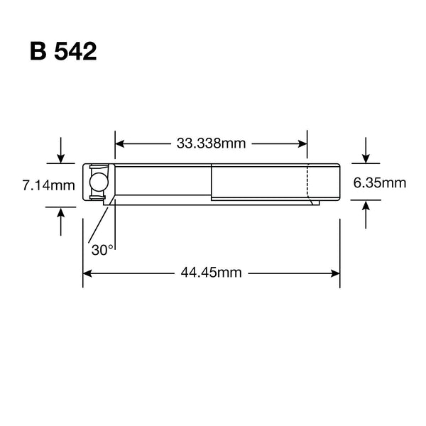 Enduro HS Bearing 1 9/16" x 2" x 9/32"