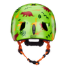 Bern Tigre Satin Green Dino w/ Visor – XXS