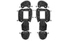 Bont Shoes Pads Commuter/MTB Rubber + Screw set