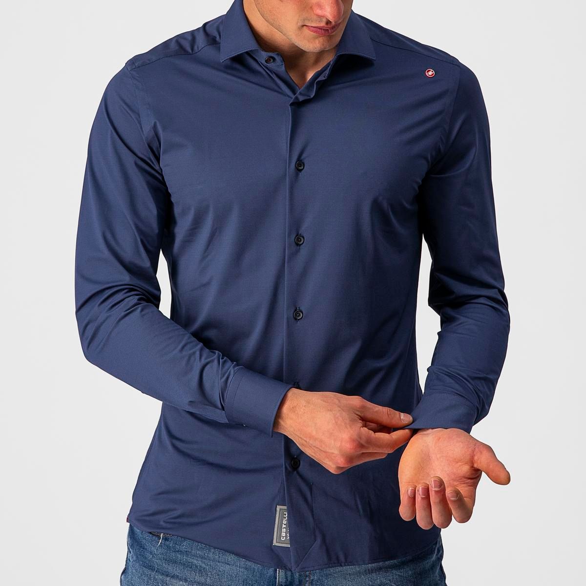 Castelli VG Button Shirt Indigo Men's