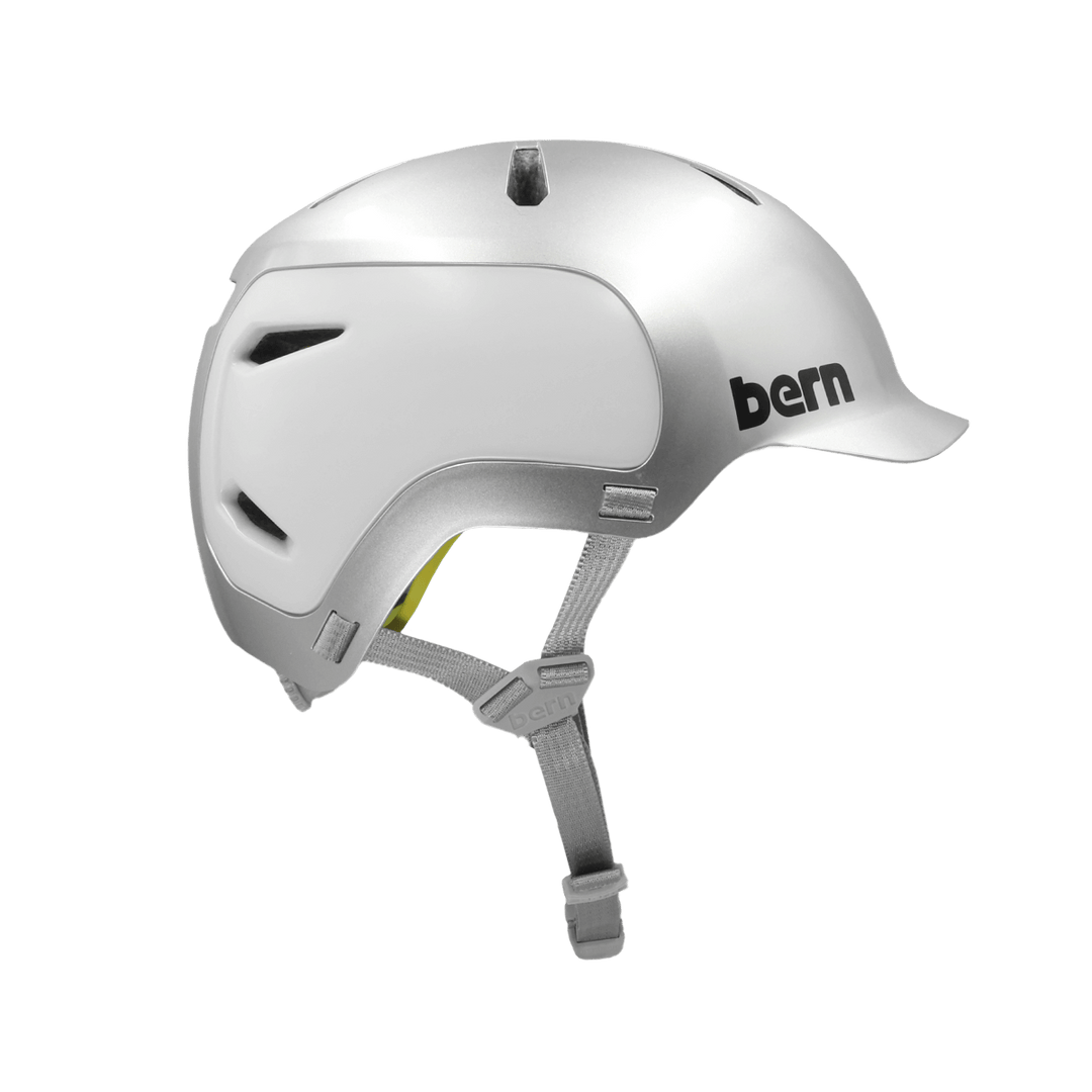 Bern Watts 2.0 MIPS Metallic Silver Tonal