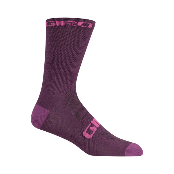 Giro Seasonal Merino Socks - Dark Cherry/Raspberry