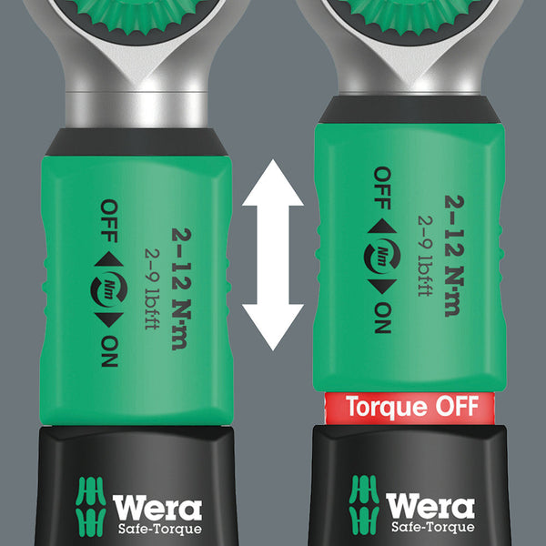 Wera Safe-Torque A2 2-12 Nm 1/4" Drive Torque Wrench 23 Piece Set