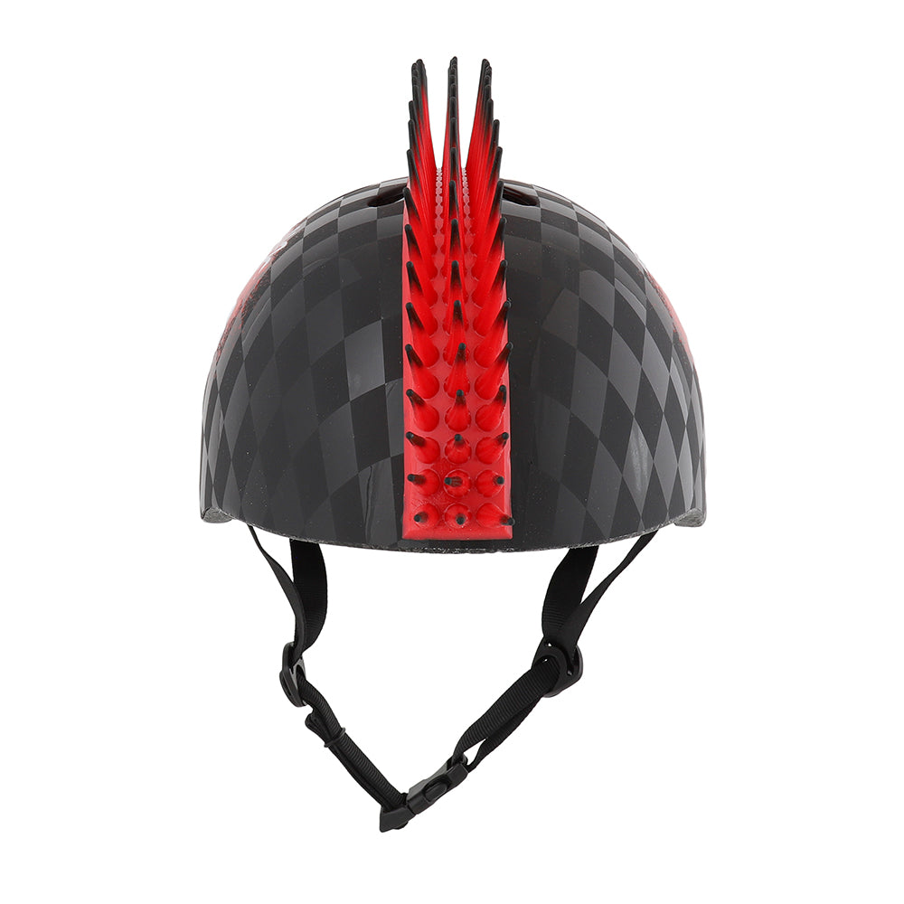 raskullz skull hawk child helmet red front