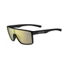 Tifosi Sanctum Sunglasses Matte Black with Smoke Yellow Mirror Lens