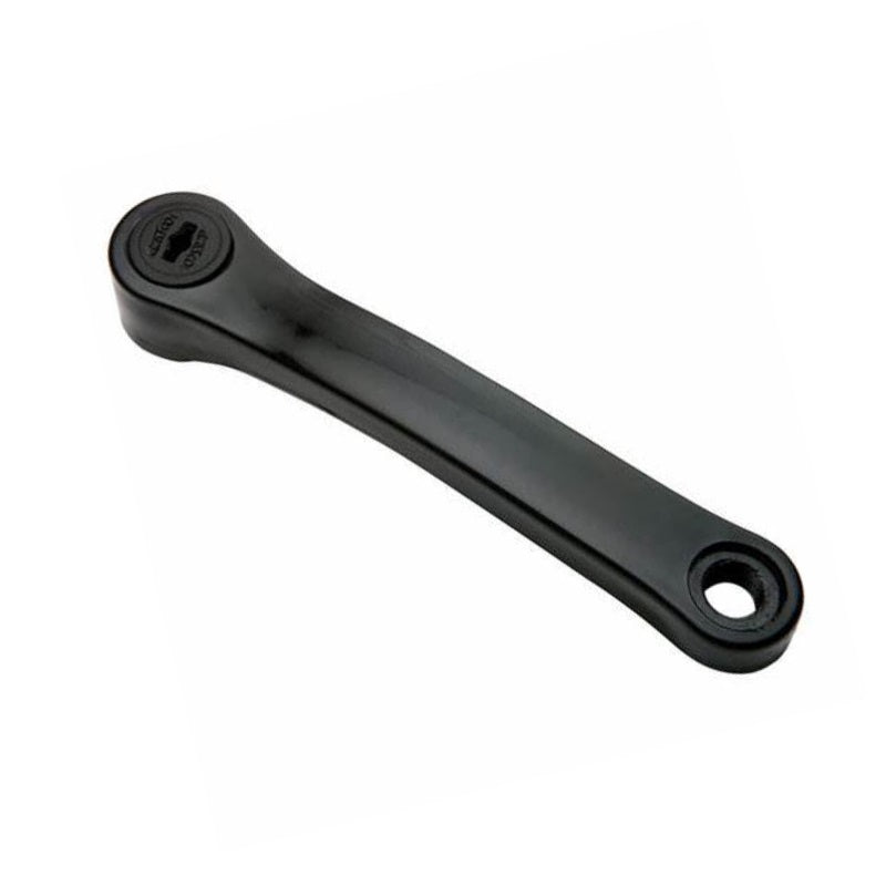 Steel left Hand Crank 150mm Black