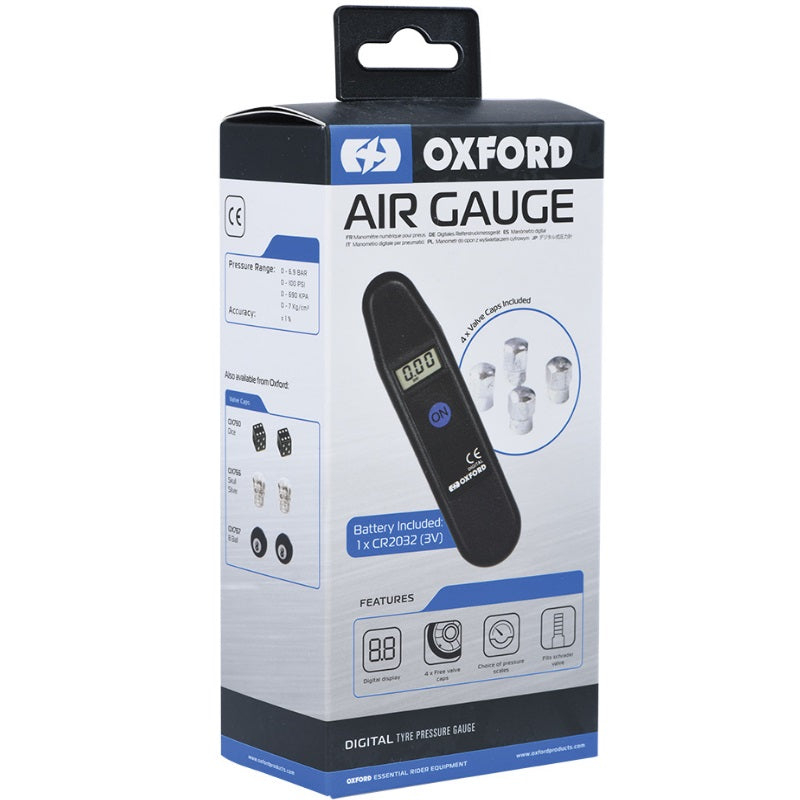 Oxford Digital Air Gauge - Packaging