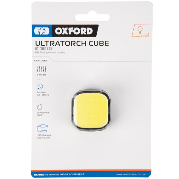 Oxford UltraTorch Cube F75 Front Light - Packaging