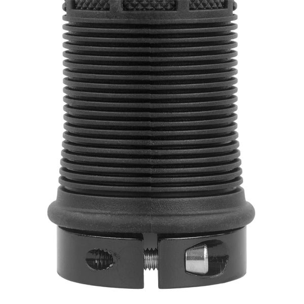 Oxford Driver Lock-On Grips Black - Webbed Grip